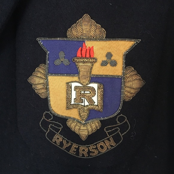 Vintage 50s 60s RYERSON Wool Blazer varsity - Picture 8 of 16